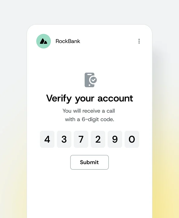Frictionless Account Verification