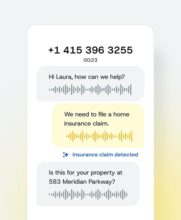 Voice + AI Customer Service